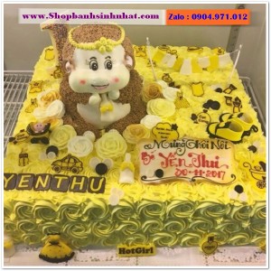 Bánh Sinh Nhật Con Khỉ Tuổi Thân - T56